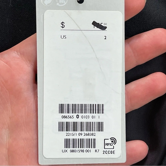 NWT COS Textured Applique Dress v neck wool blend sleeveless pocket black size 2 - Picture 7 of 15